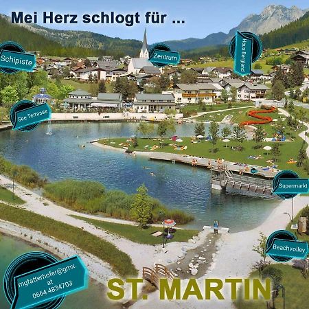 Appartements Haus Bergland Sankt Martin am Tennengebirge Dış mekan fotoğraf